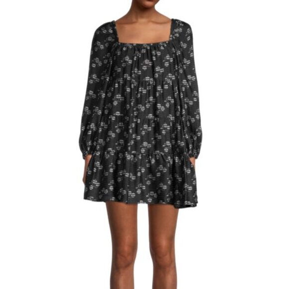 Alice + Olivia Dresses & Skirts - ALICE +OLIVIA Rowen Tiered Mini A-Line Dress XL